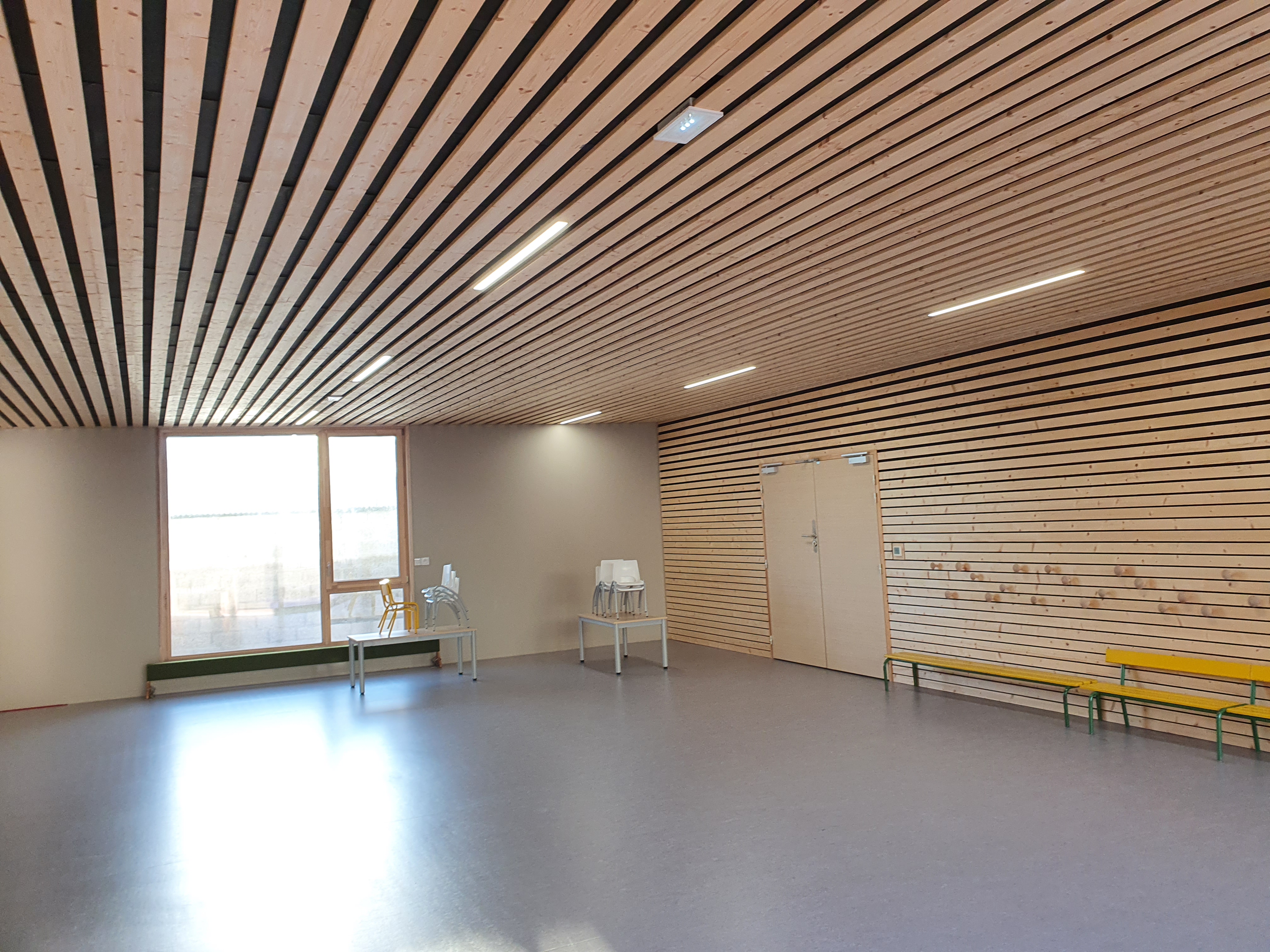 Ecole Simone Veil à Givors Eclairage Intérieur